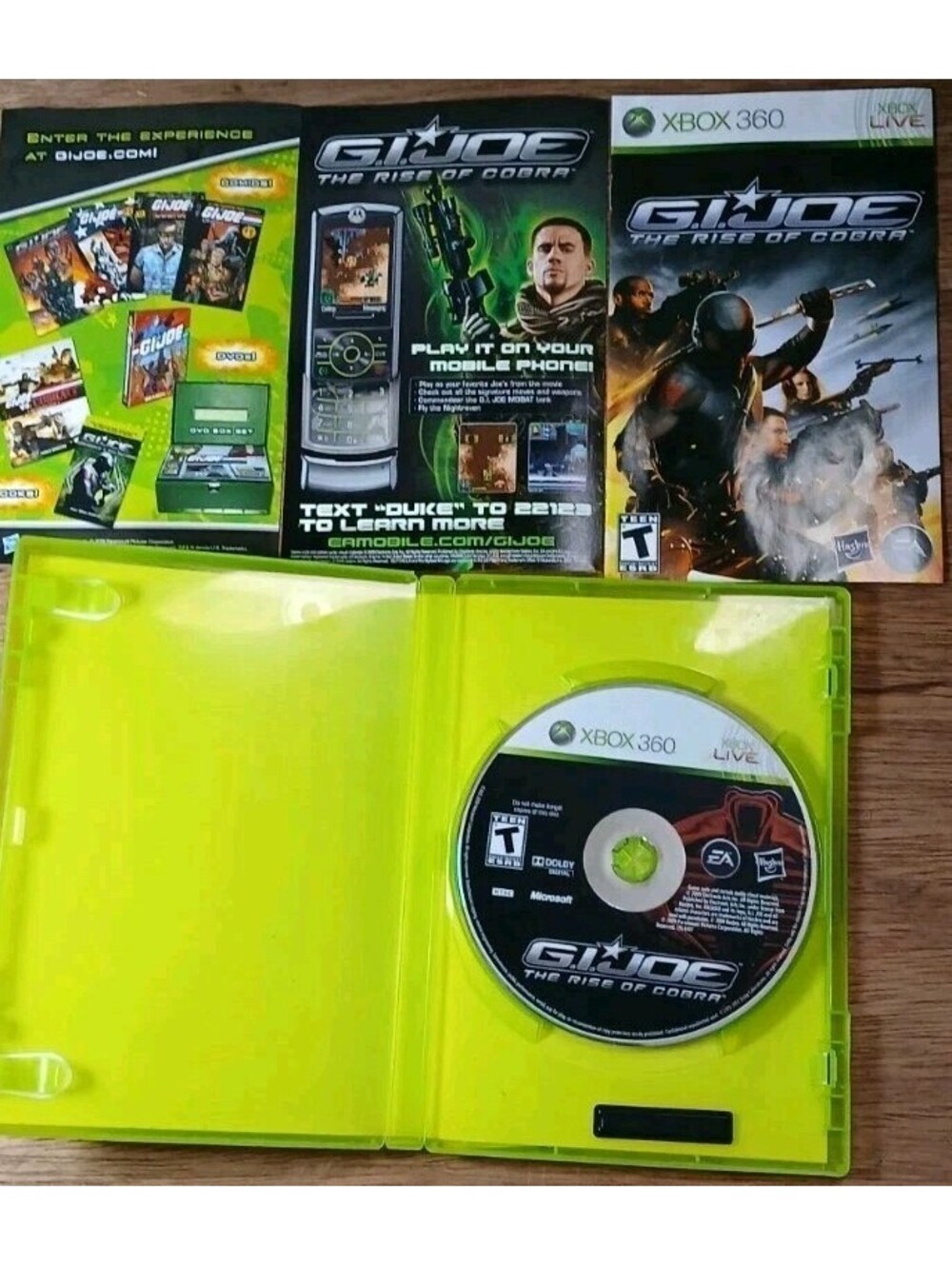 G.I. Joe - The Rise of Cobra - Microsoft Xbox 360 - 2009 - CIB - VGC - Complete